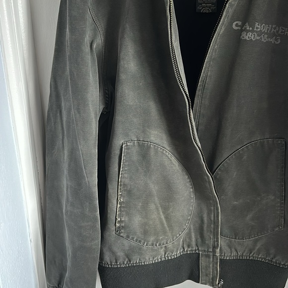 Vintage American Rag cie green canvas jacket. Excellent condition. Smoke free. - Picture 5 of 6